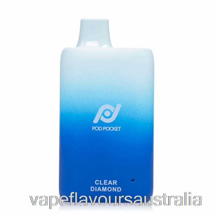 Vape Flavours Australia Pod Pocket 7500 Disposable Clear Diamond